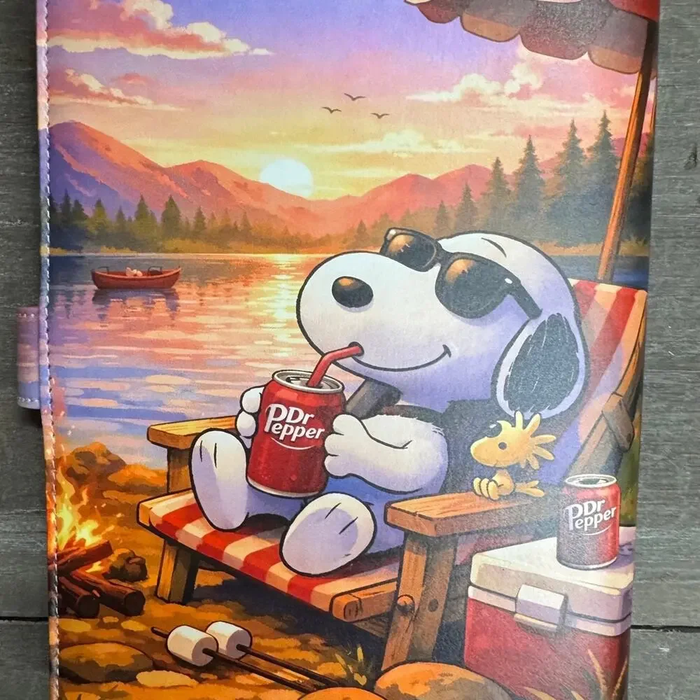 Peanuts Snoopy A5 Binder w/ matching paper